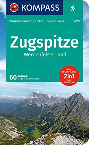 KOMPASS Wanderführer Zugspitze, Werdenfelser Land, 60 Touren mit Extra-Tourenkarte:...