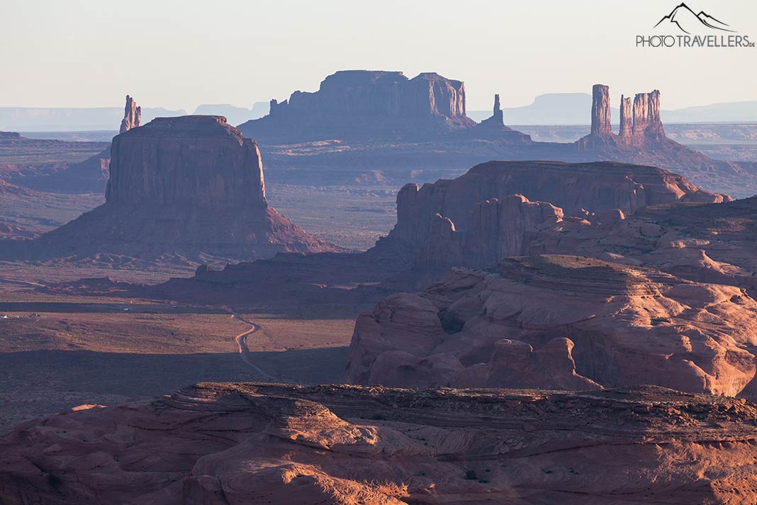 Das Monument Valley im Abendlicht