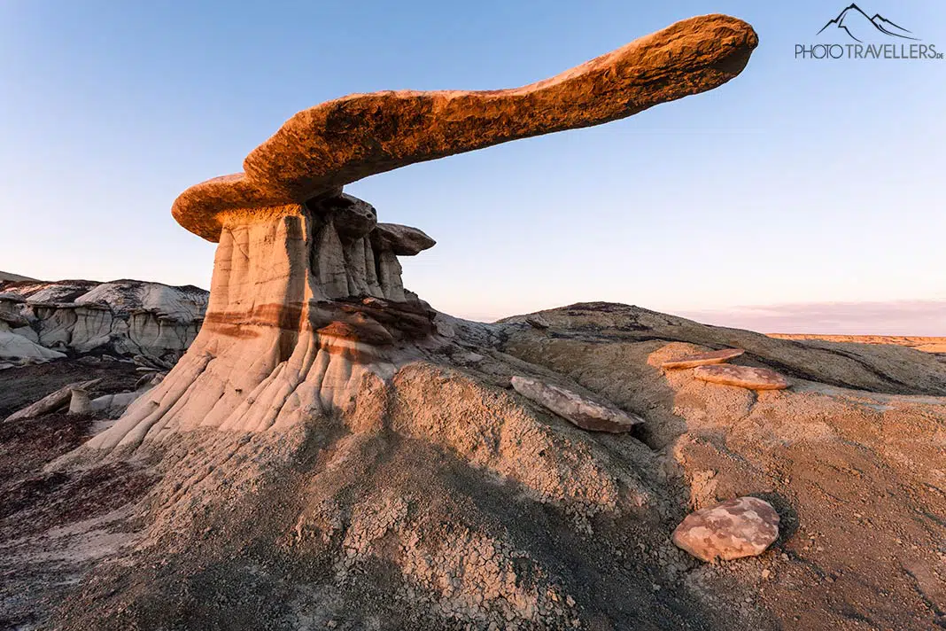 Der King of Wings ist eine imposante Sandsteinformation in New Mexico