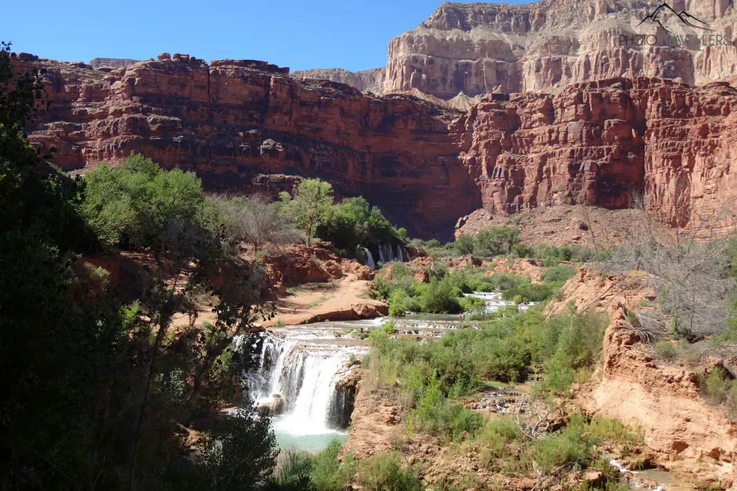 Fifty Foot Falls und Lower Navajo Falls