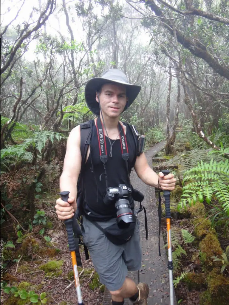Florian Westermann at Alakai Swamp Trail
