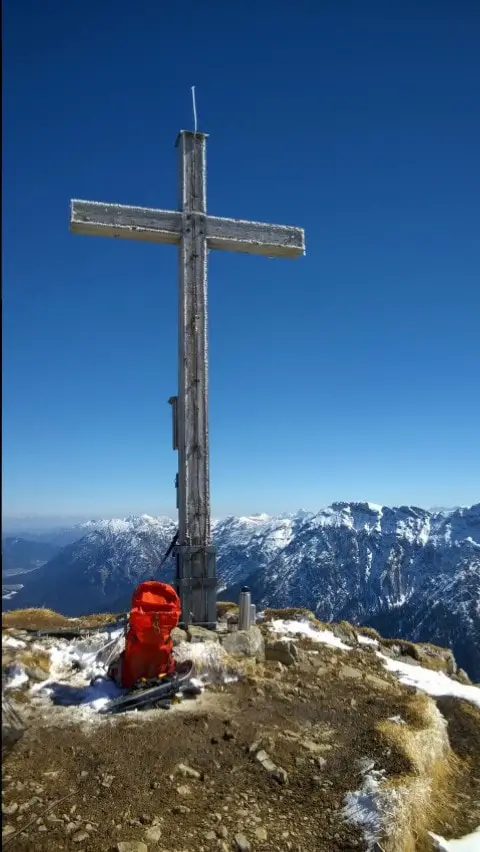 Gipfelkreuz der Scheinbergspitz