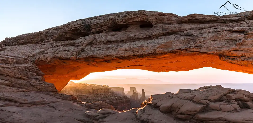 Mesa Arch in morning light