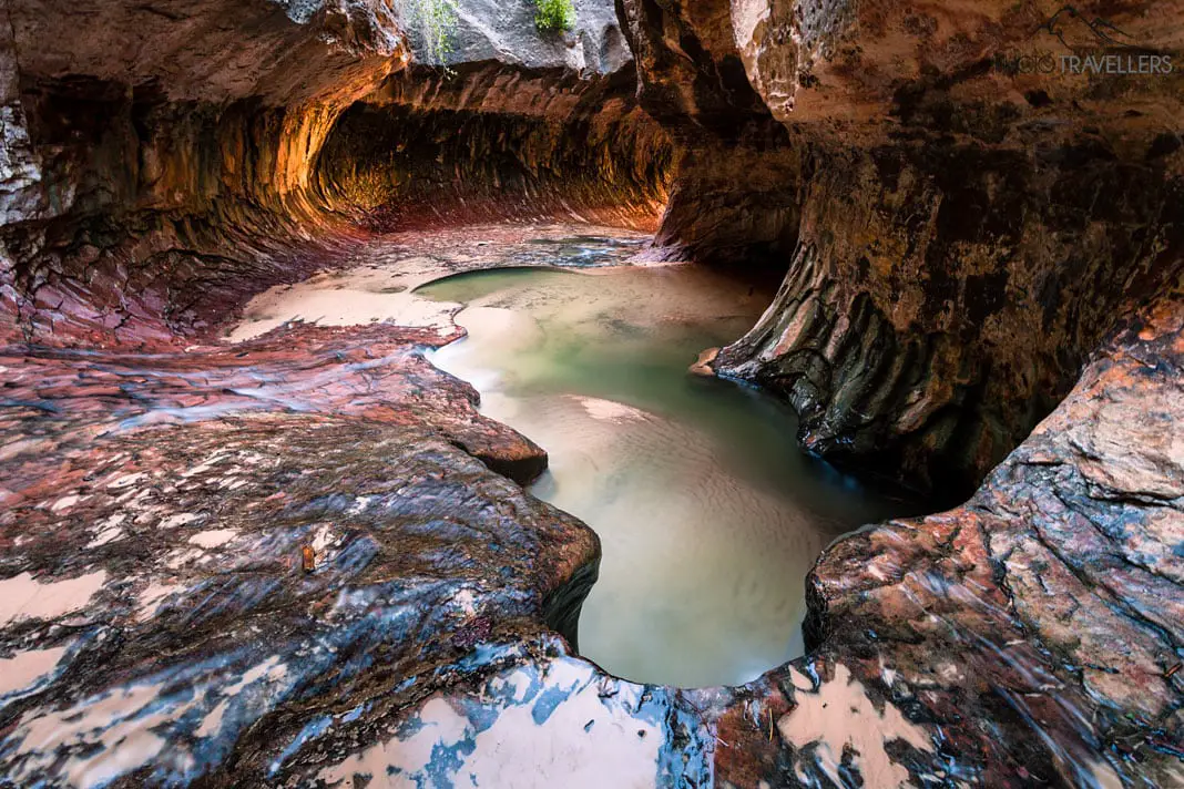 The Subway in Zion National Park in Utah