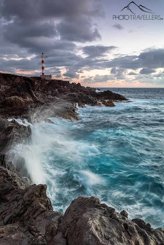 The wild coast of Tenerife in the morning