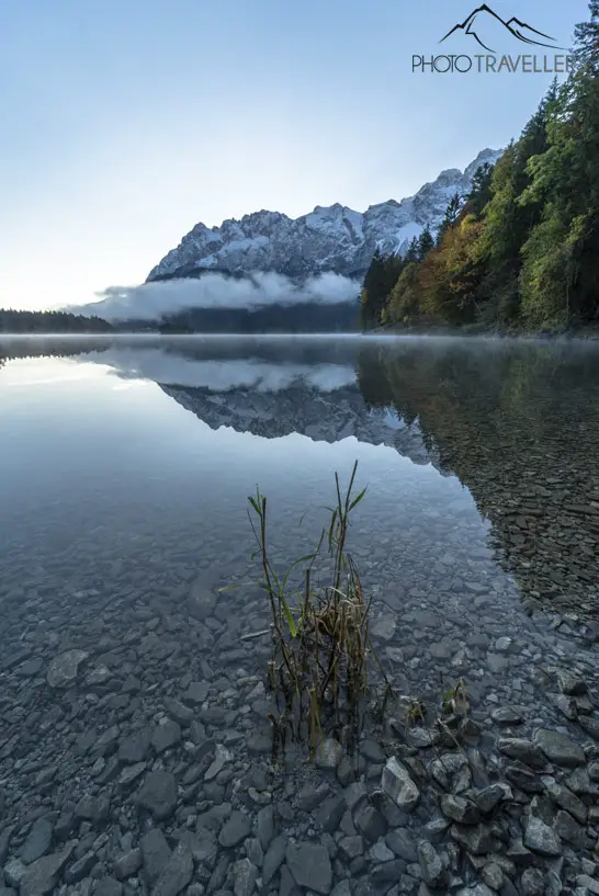 The Eibsee in the morning light