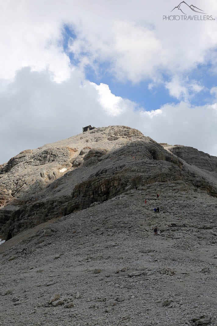 Aufstieg zum Piz Boè