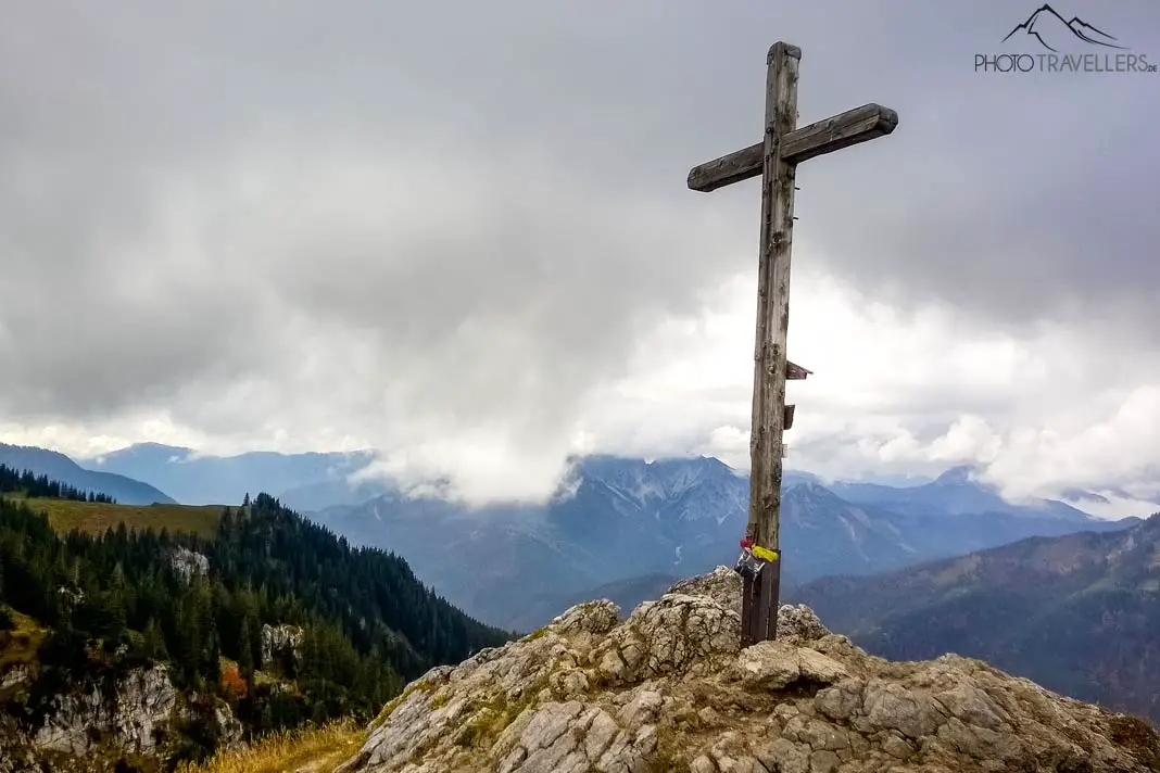 Der Gipfelkreuz auf dem Taubenstein