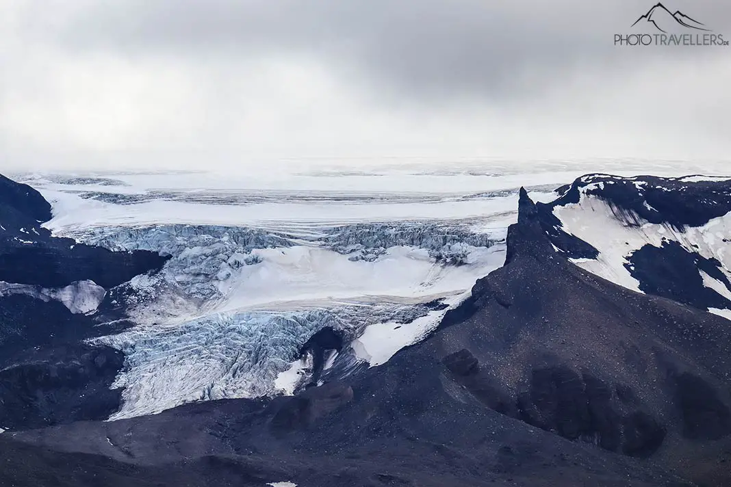 Der Gletscher Langjökull in Island