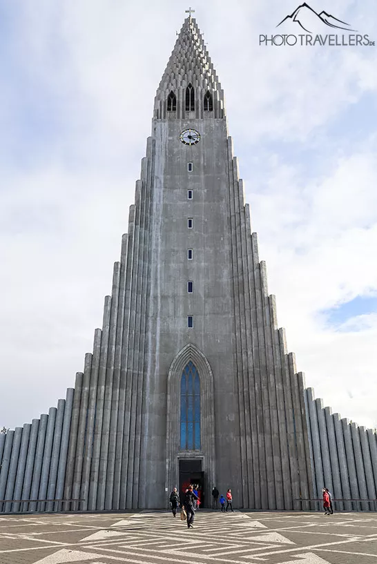 The Hallgrímskirkja church in Reykjavík
