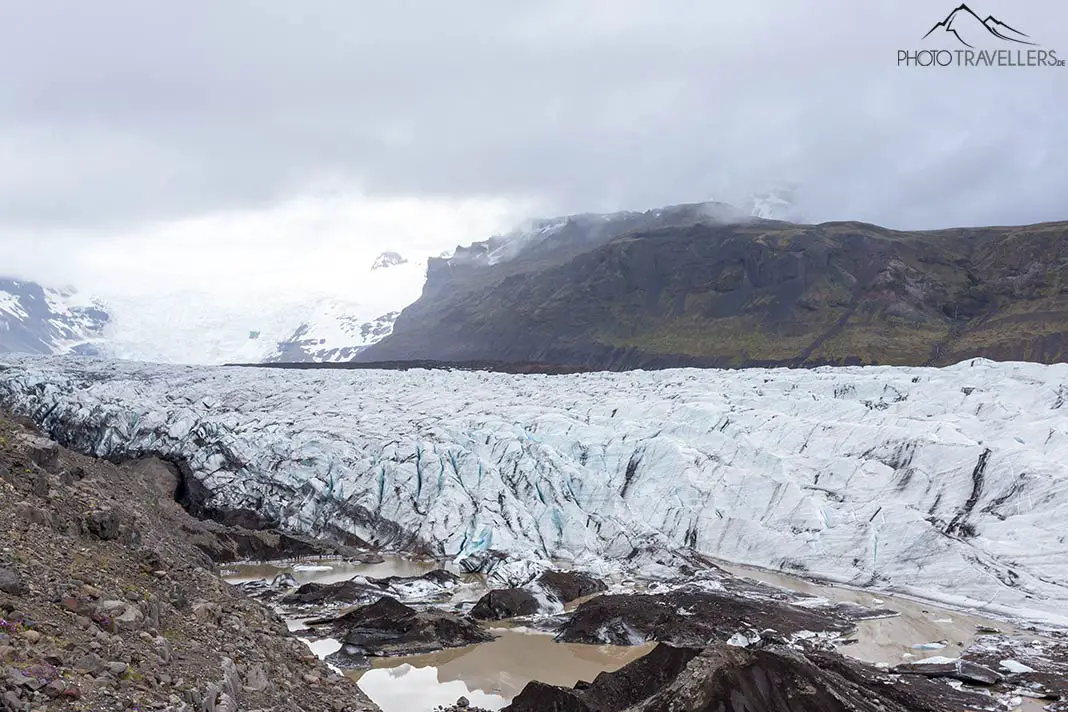 Die Gletscherzunge Skaftafelljökull