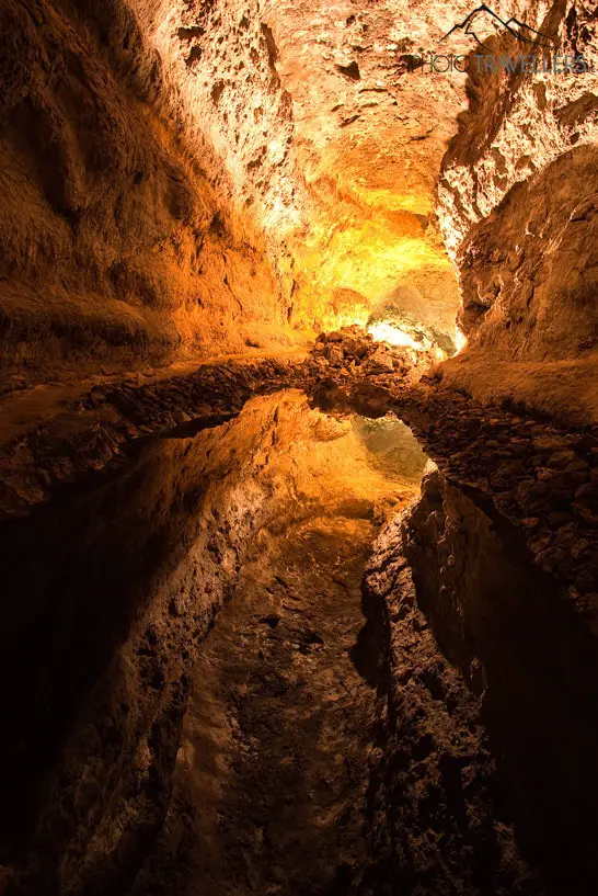Die Lavahöhle Cueva de los Verdes