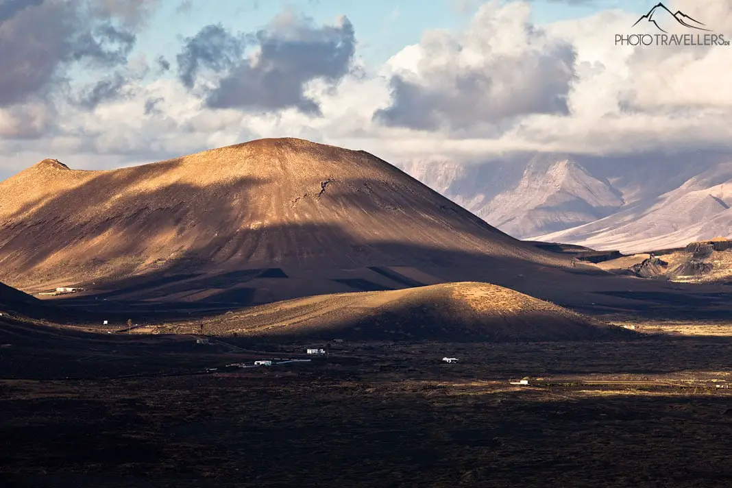 Landscape with volcano cone