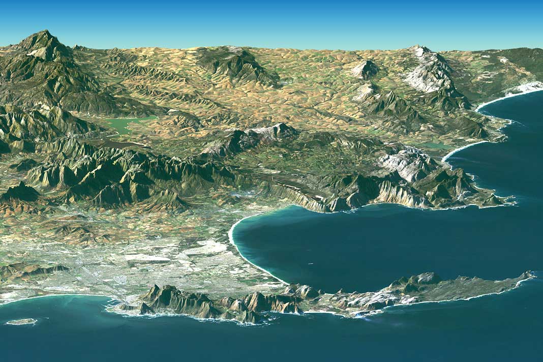 Eines der Top Reiseziele ist Südafrika (c)Nasa