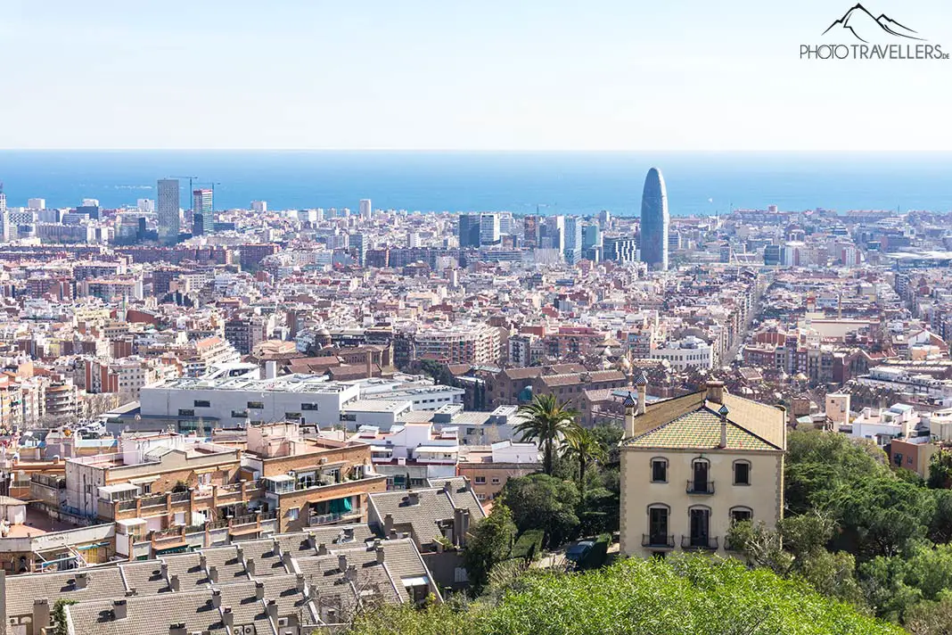 The view of Barcelona from the Parc del Guinardó
