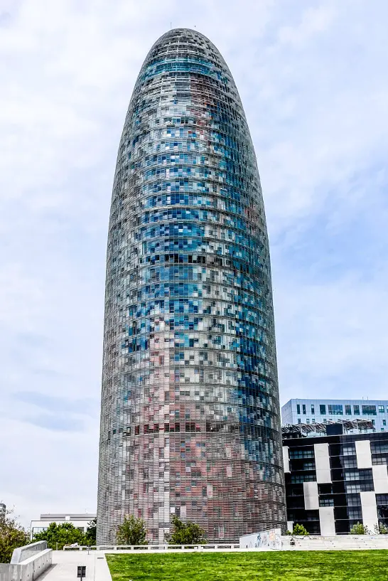 The Torre Glòries skyscraper in Barcelona