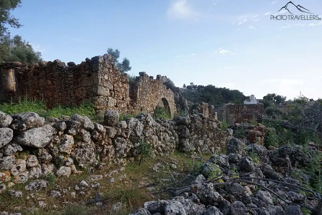 Ruinen in Aradena