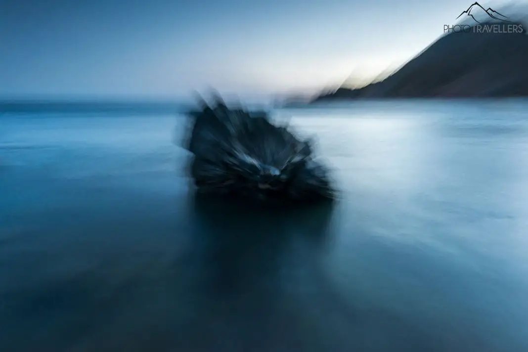 Ein experimentelles Foto an einem Strand von Kreta