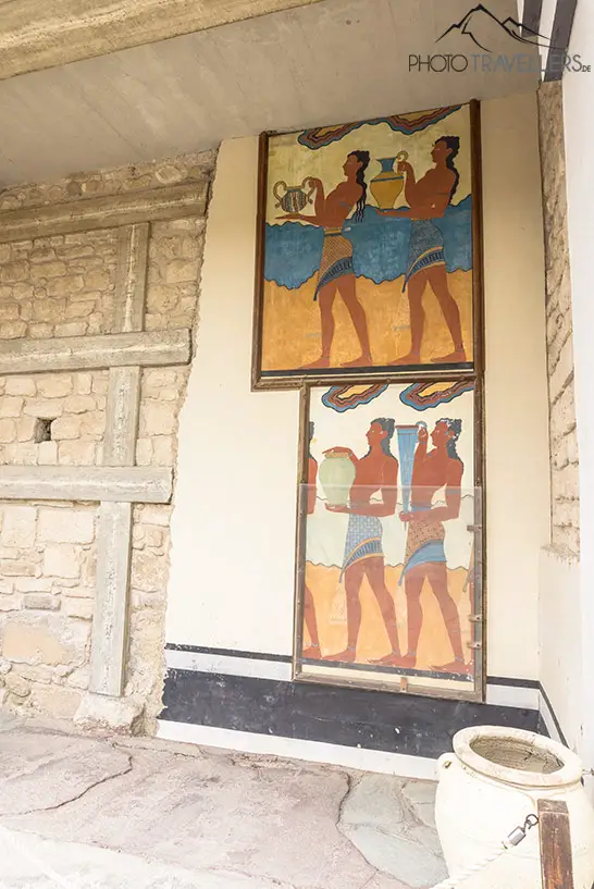 Malereien im Palast von Knossos