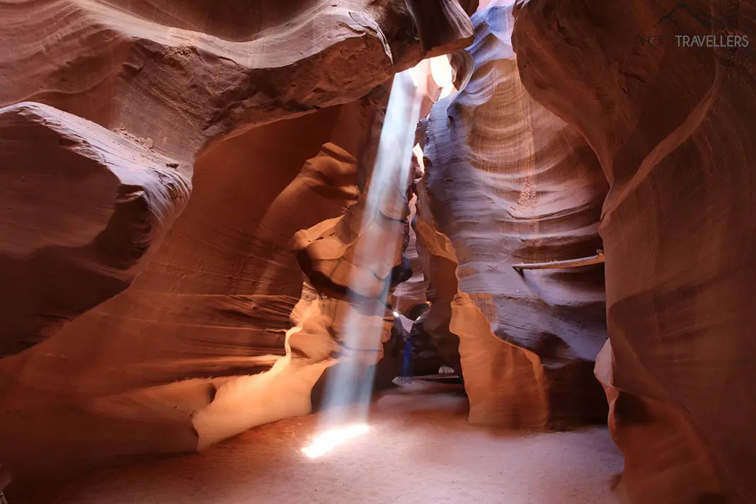 An unedited image from Antelope Canyon