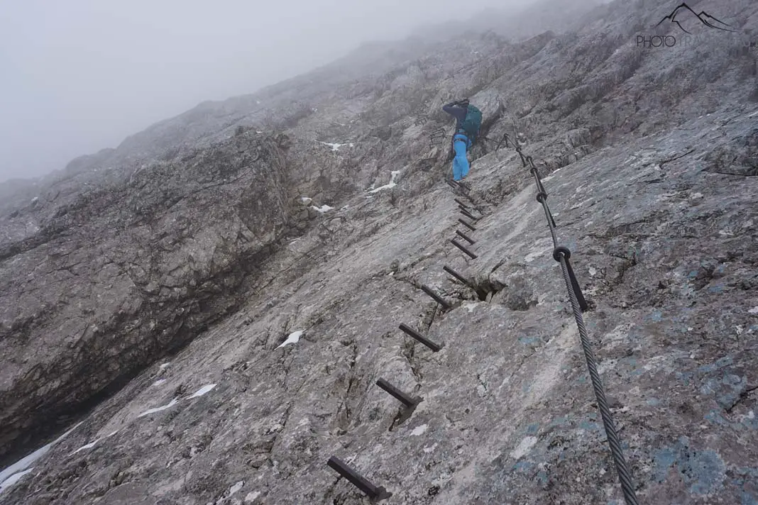 Tritte in der Alpspitz Ferrata