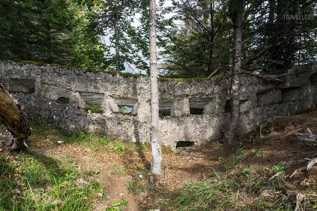 Bunkeranlage erster Weltkrieg