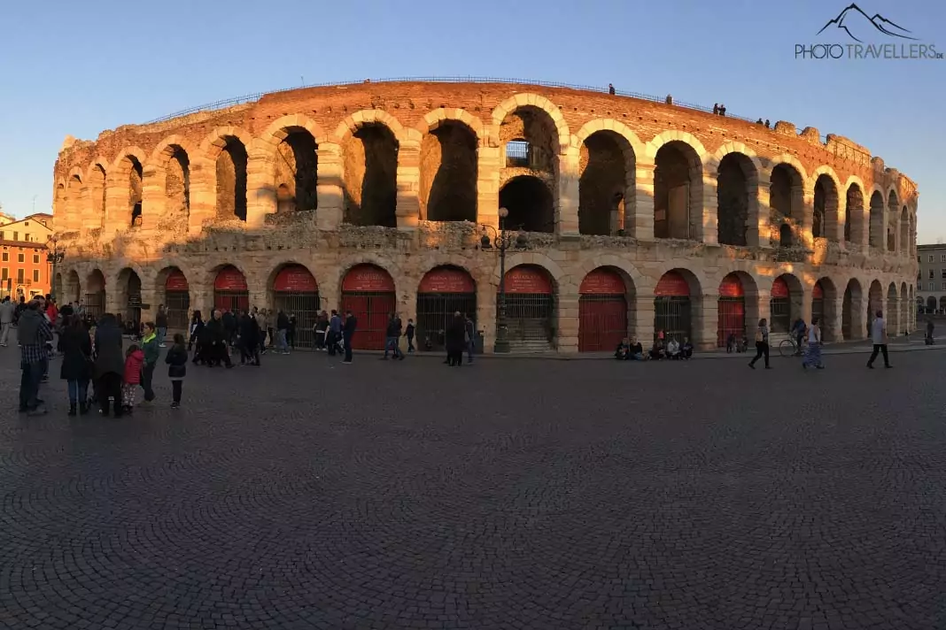 Arena in Verona im Abendlicht