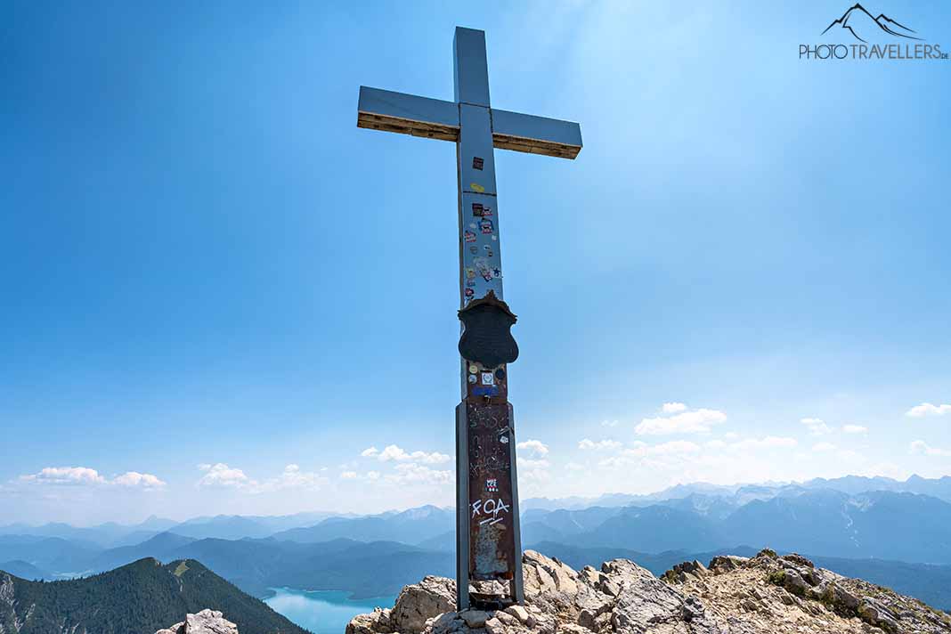 Das Gipfelkreuz auf dem Heimgarten