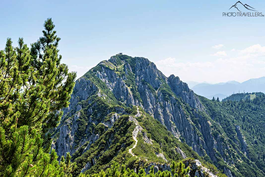 Blick vom Schlehdorfer Kreuz auf den Herzogstand