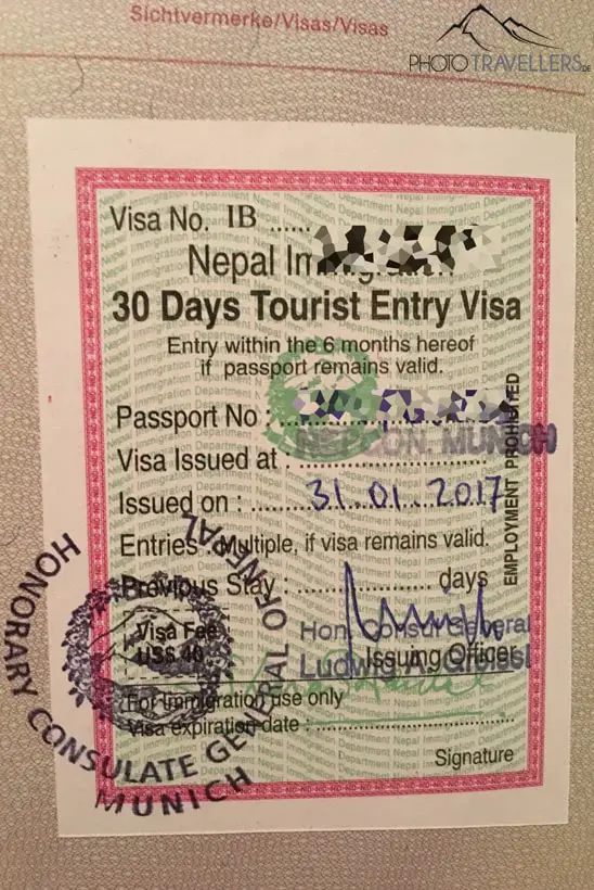 Nepal-Visum