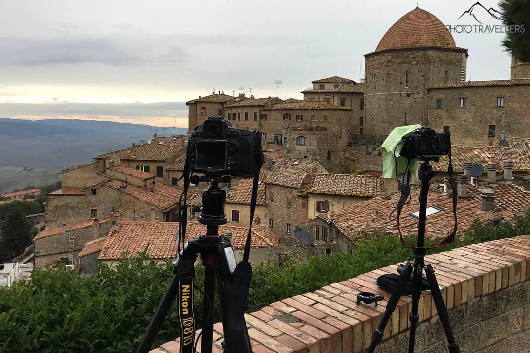 Fotoshooting über Volterra