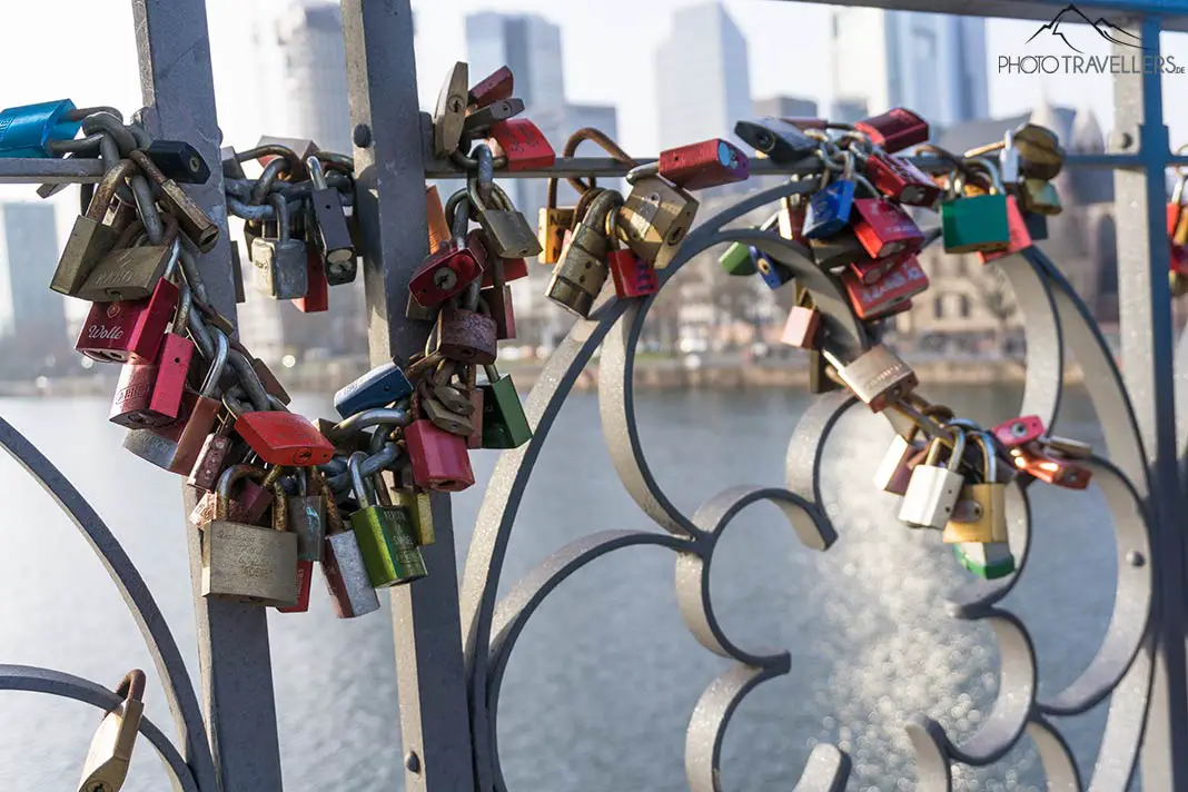 Love locks at the Eiserner Steg
