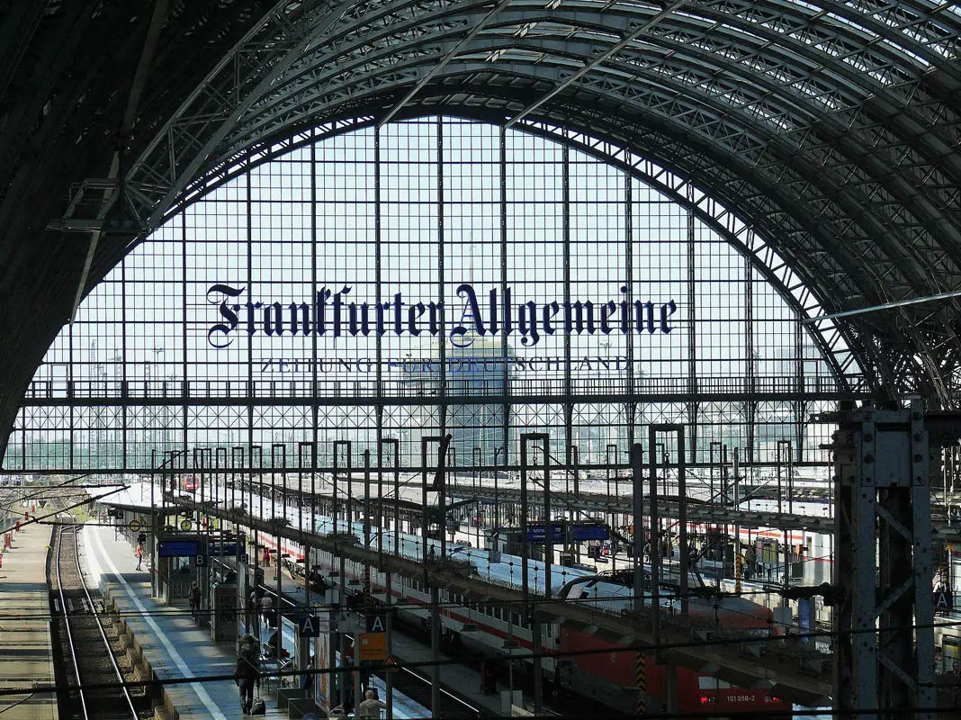 Frankfurt's main train station