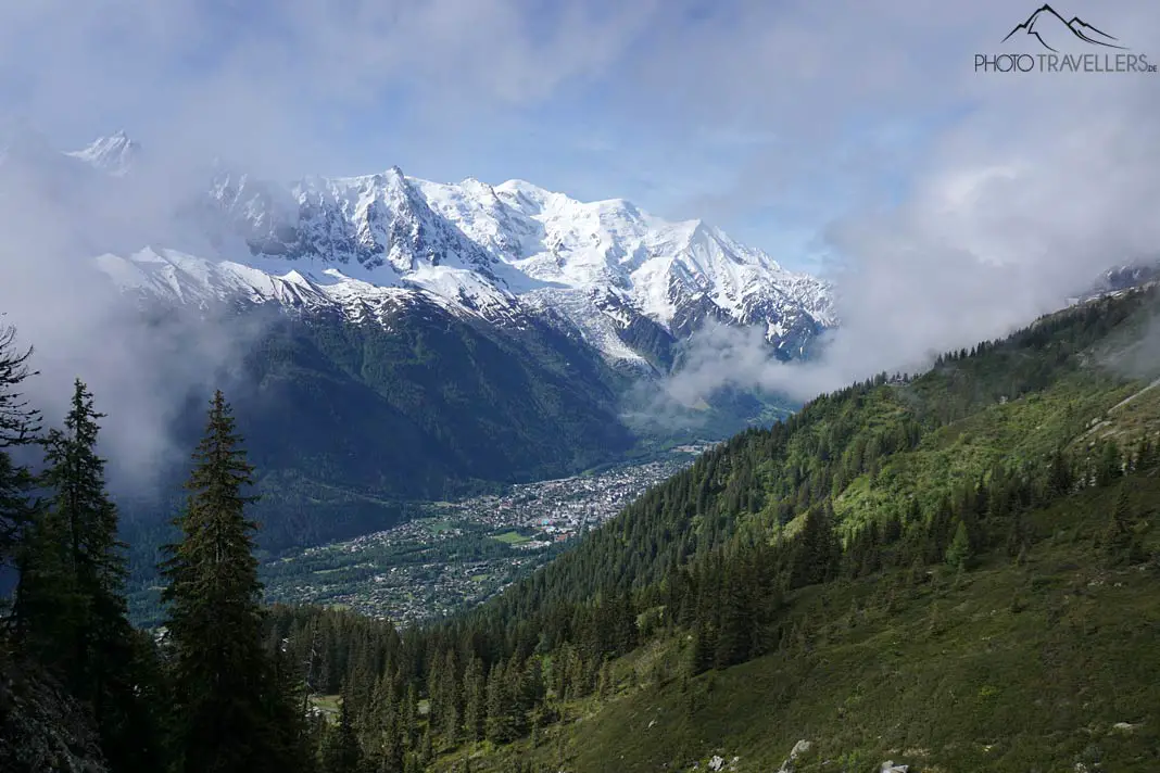 Blick auf den Mont Blanc
