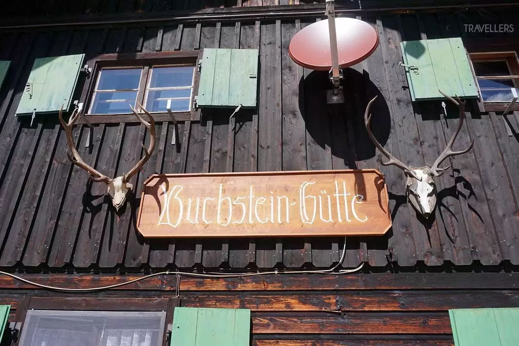 Buchstein Hütte Schild
