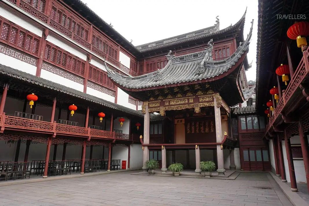 Pavillon im Yu-Garten