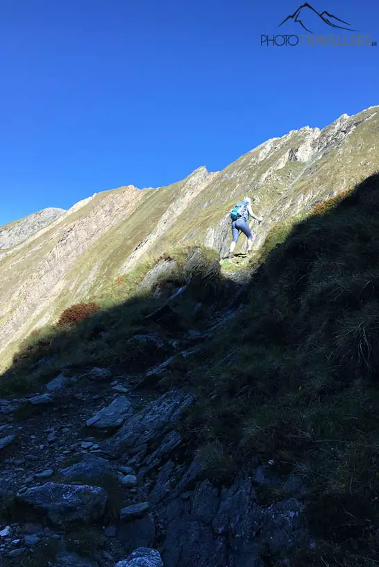 Aufstieg Alpen