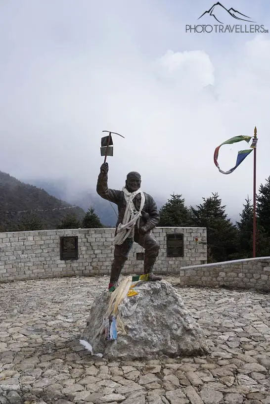 Statue von Sherpa Tensing Norgay