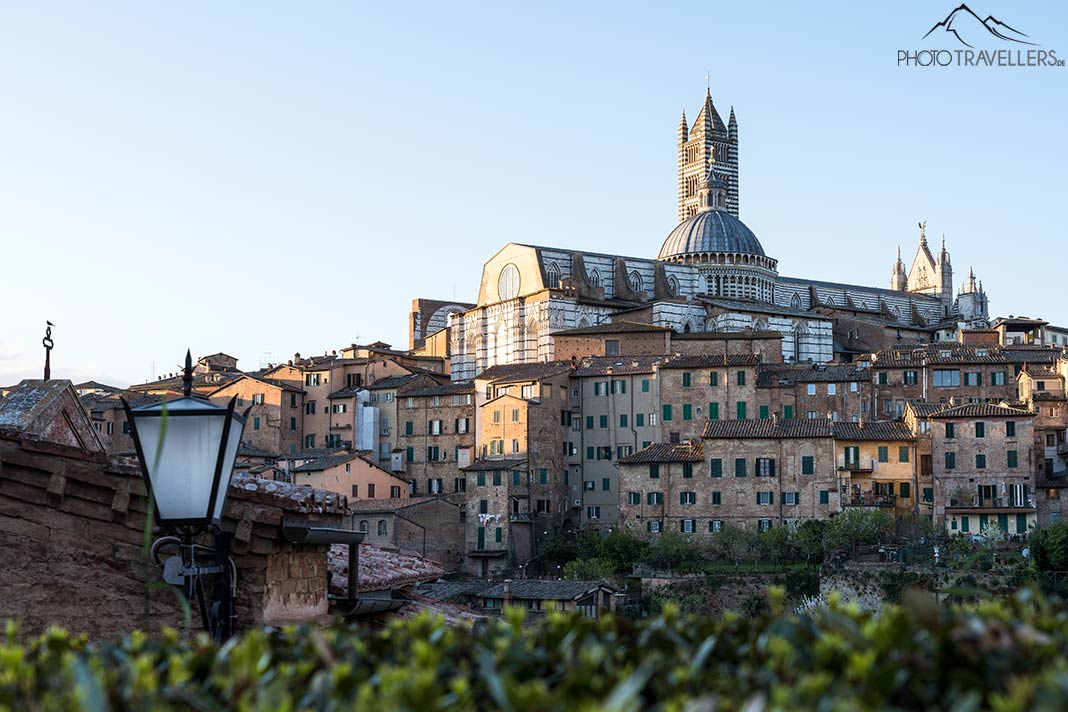 Der Blick auf Siena mit dem Dom