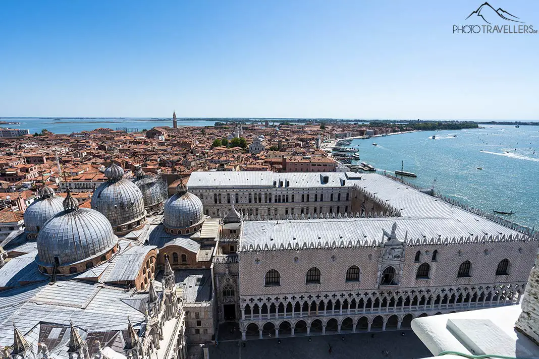 The view from St. Mark's Tower to the Doge's Palace