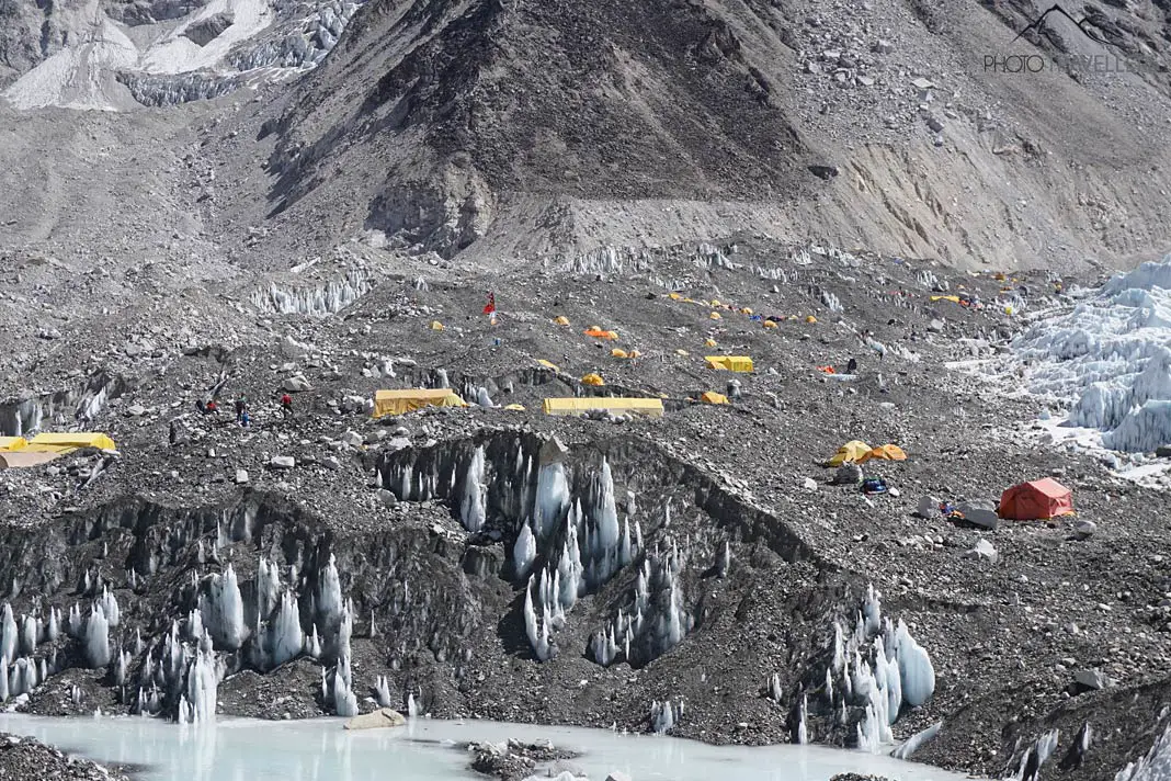 Zelte im Everest Base Camp