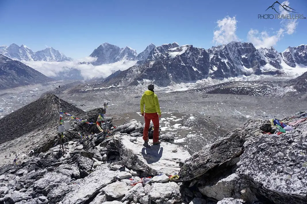 Flo auf dem 5625 Meter hohen Kala Patthar in Nepal