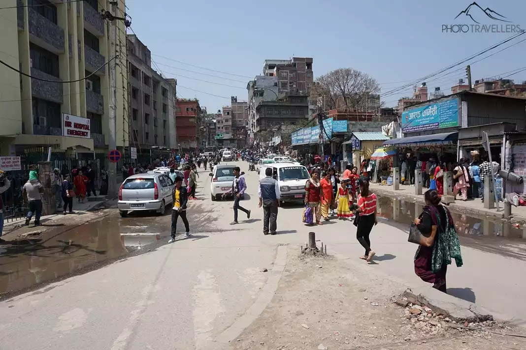 Straßenszene Kathmandu