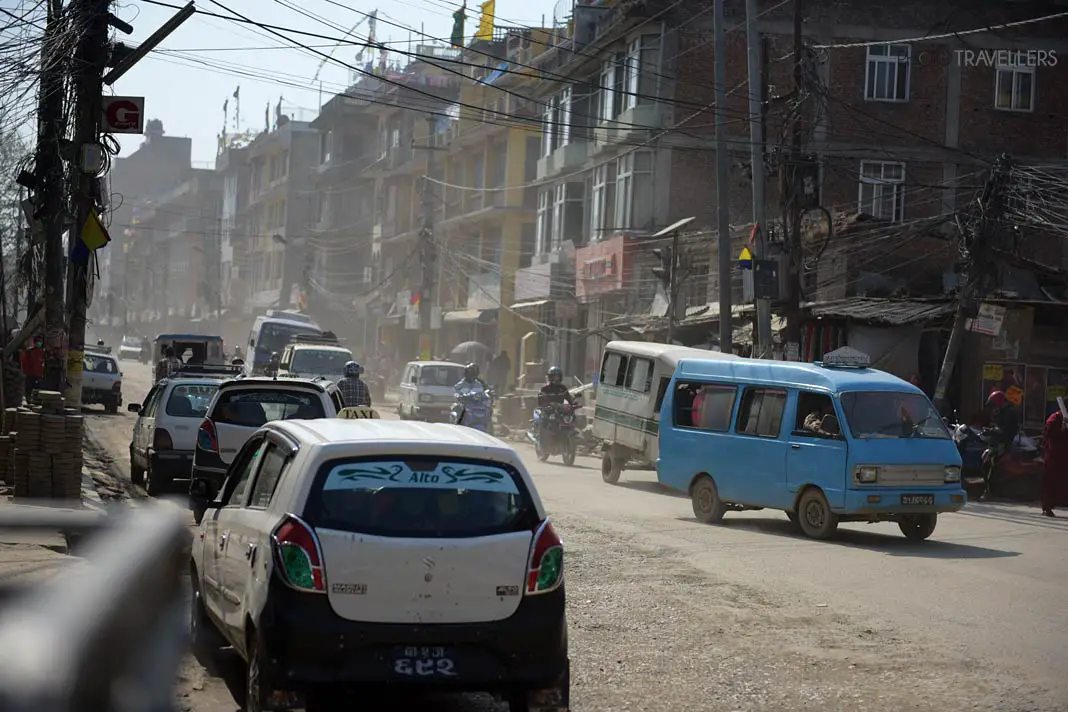 Straßenszene Kathmandu
