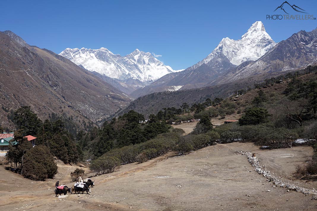 Tengboche Dorfplatz