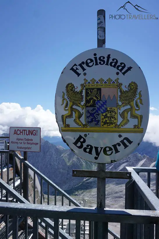 Schild Freistaat Bayern