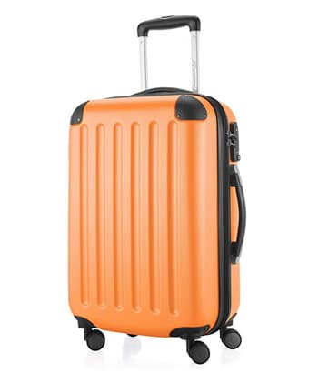 Ein Koffer in orange
