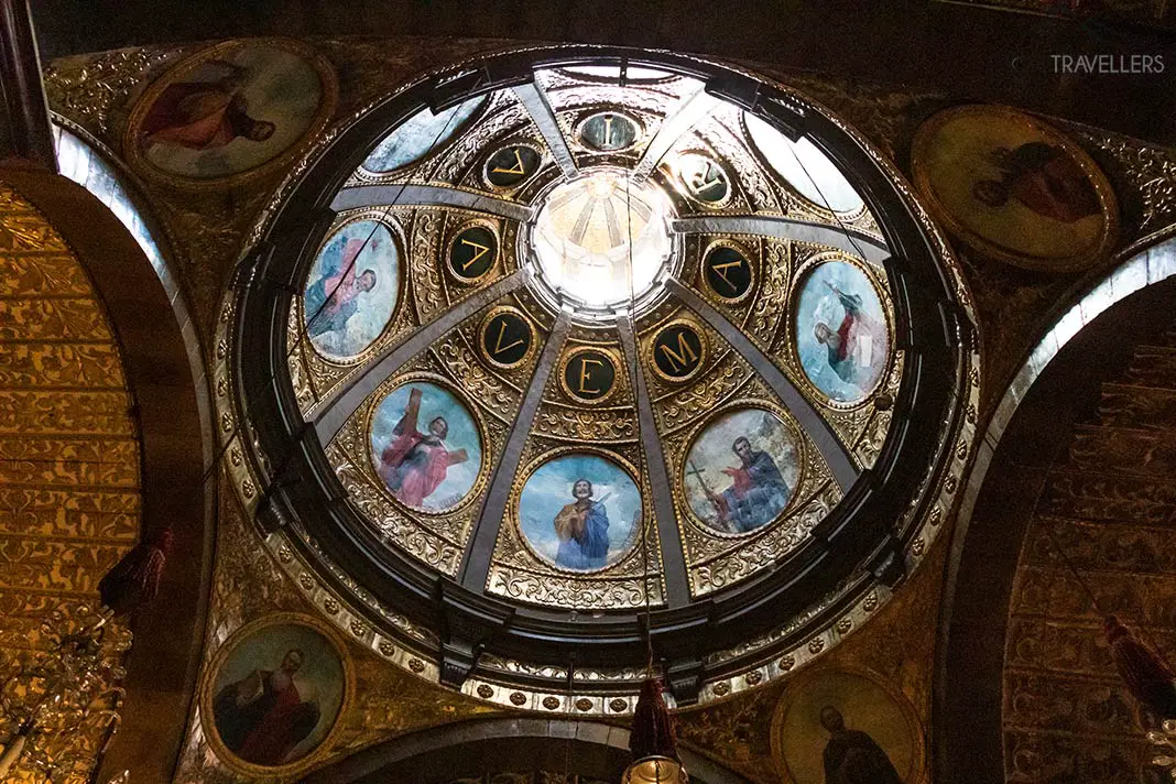 Die Kuppel der Basilika im Kloster Lluc