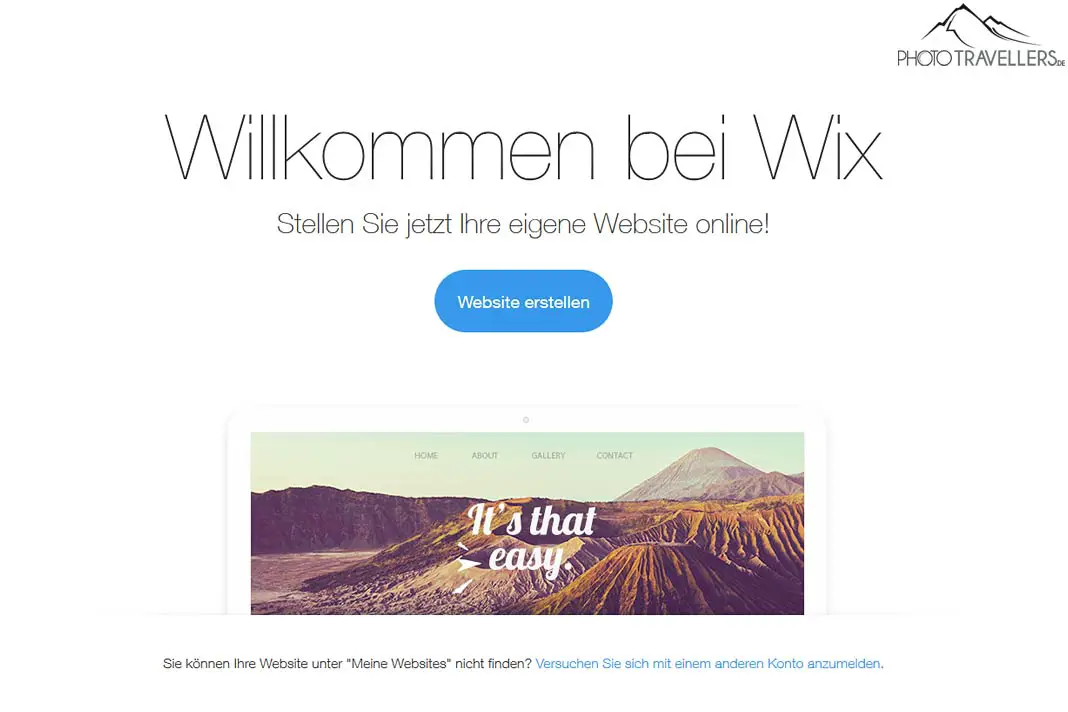 Startseite Wix.com