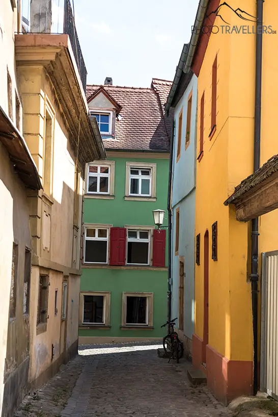 Bunte Häuser in der Bamberger Bergstadt